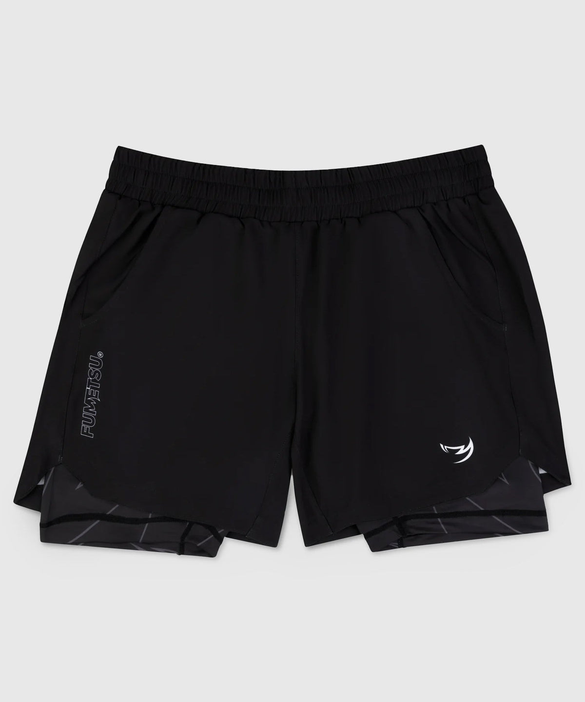 Fumetsu Allenamento Dual Layer Icon Fightshorts - Nero