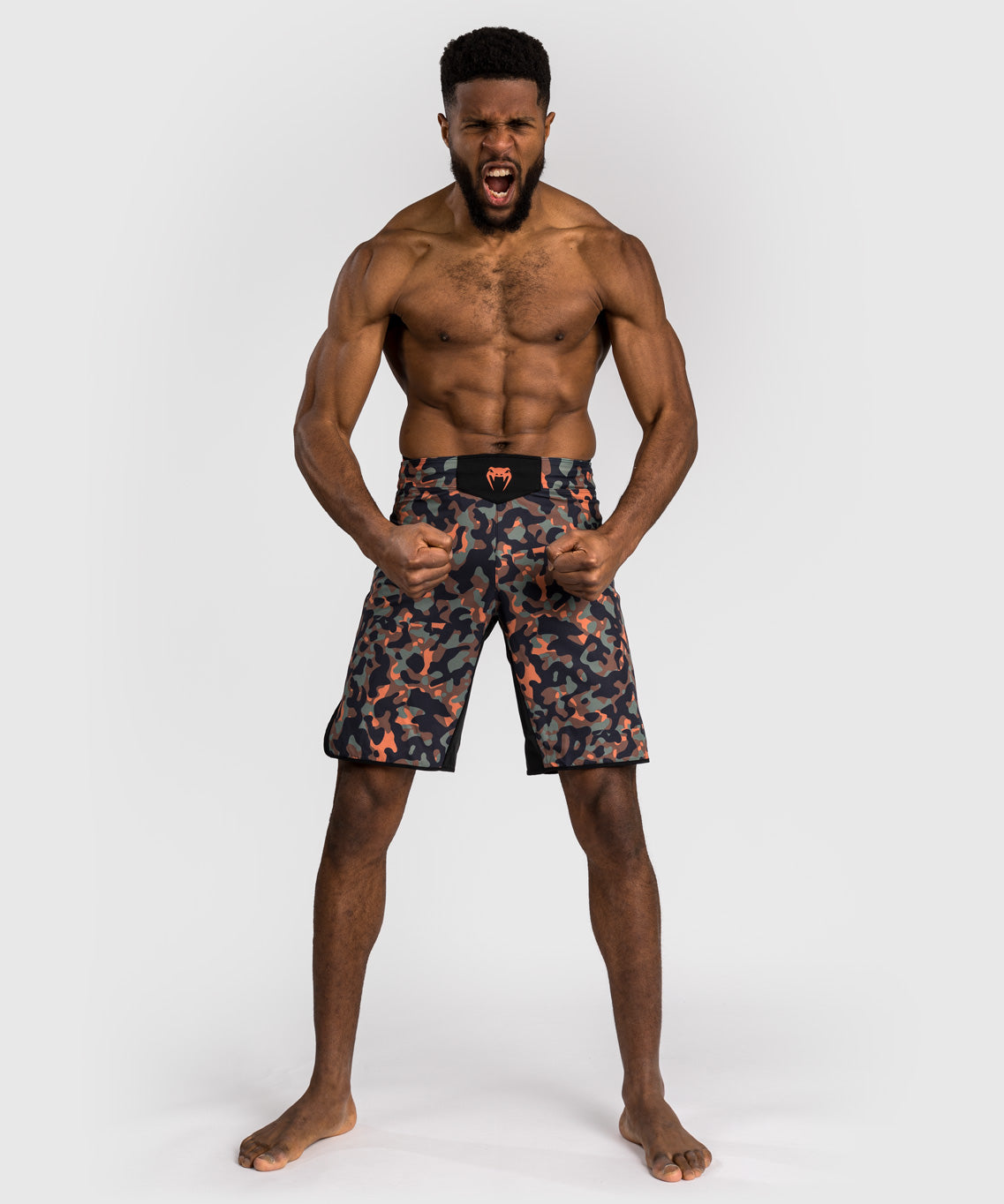 Short de combat Venum Jungle Ops - Kaki/Orange
