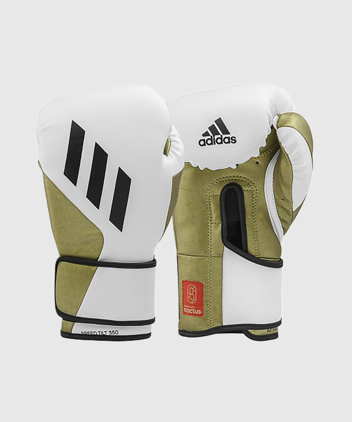 Adidas Tilt 350V Pro Boxing Gloves - White/Gold