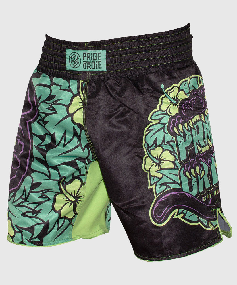 Pride Or Die Stay Hungry Fightshorts - Negro