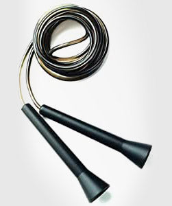 Corde à sauter de vitesse en aluminium Everlast - Noir