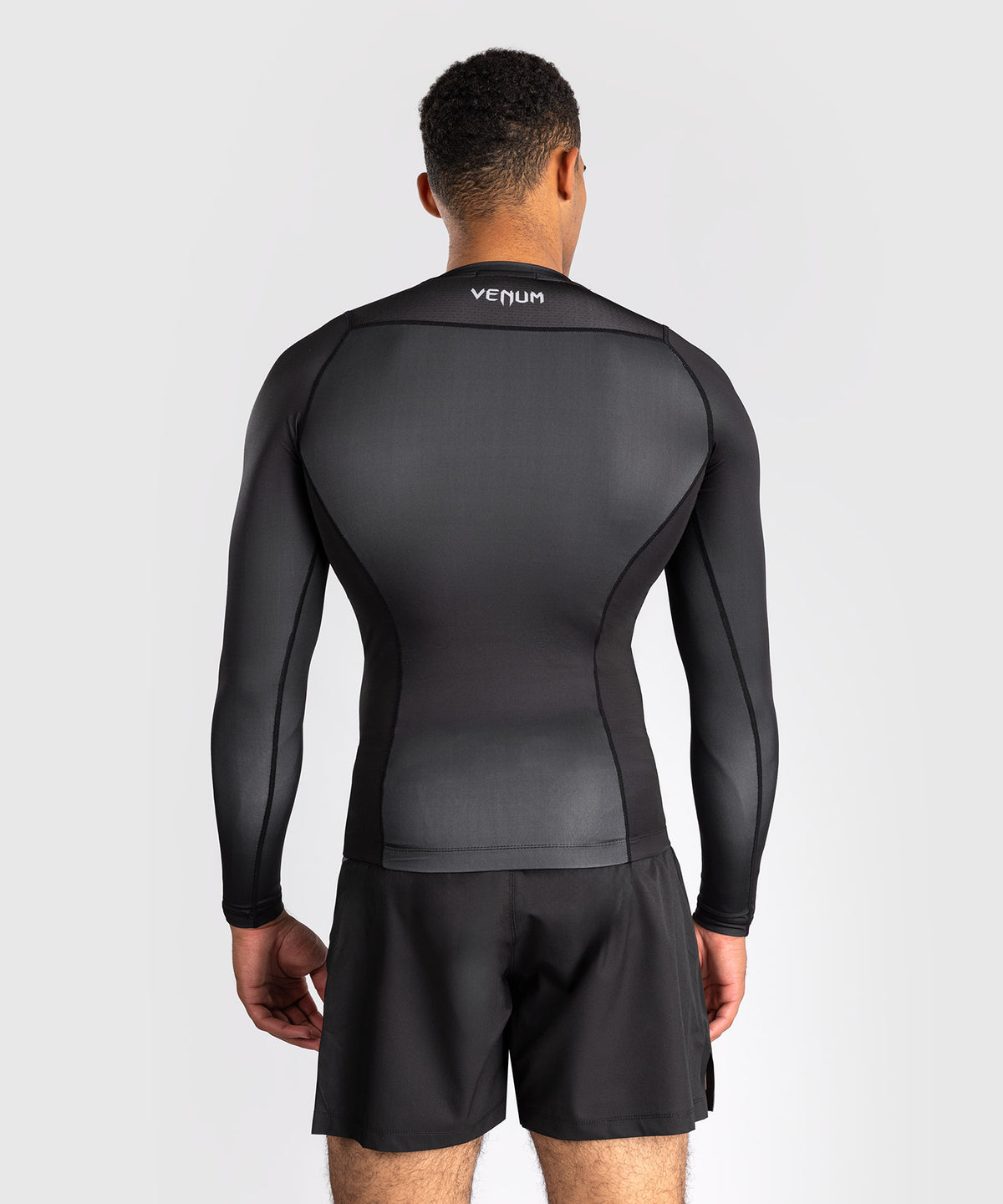 Rashguard Venum No Gi - Noir/Gris Argenté