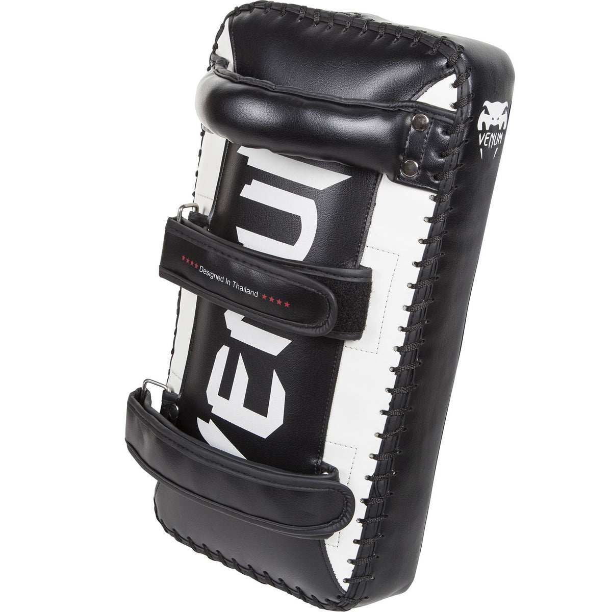 Venum Giant Kick Pads - Negro/Hielo (Par)
