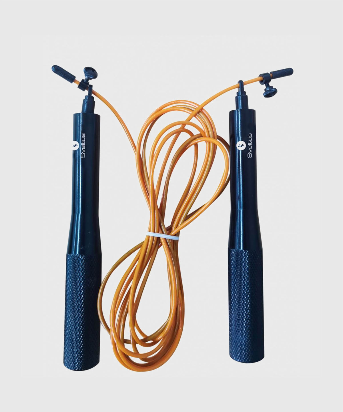 Sveltus Cuerda para Saltar Lastrada de Aluminio - Negro/Naranja