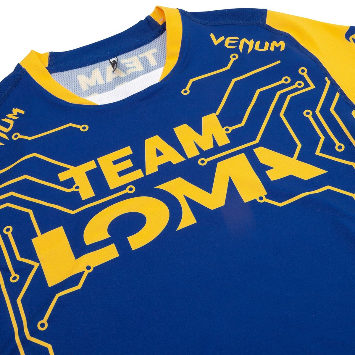 Venum Loma Fight Dry Tech T-Shirt - Blau/Gelb