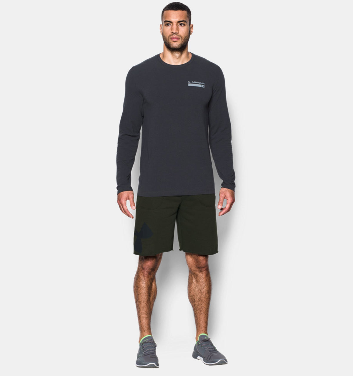 Under Armour Rival Exploded Graphic Shorts – Verde