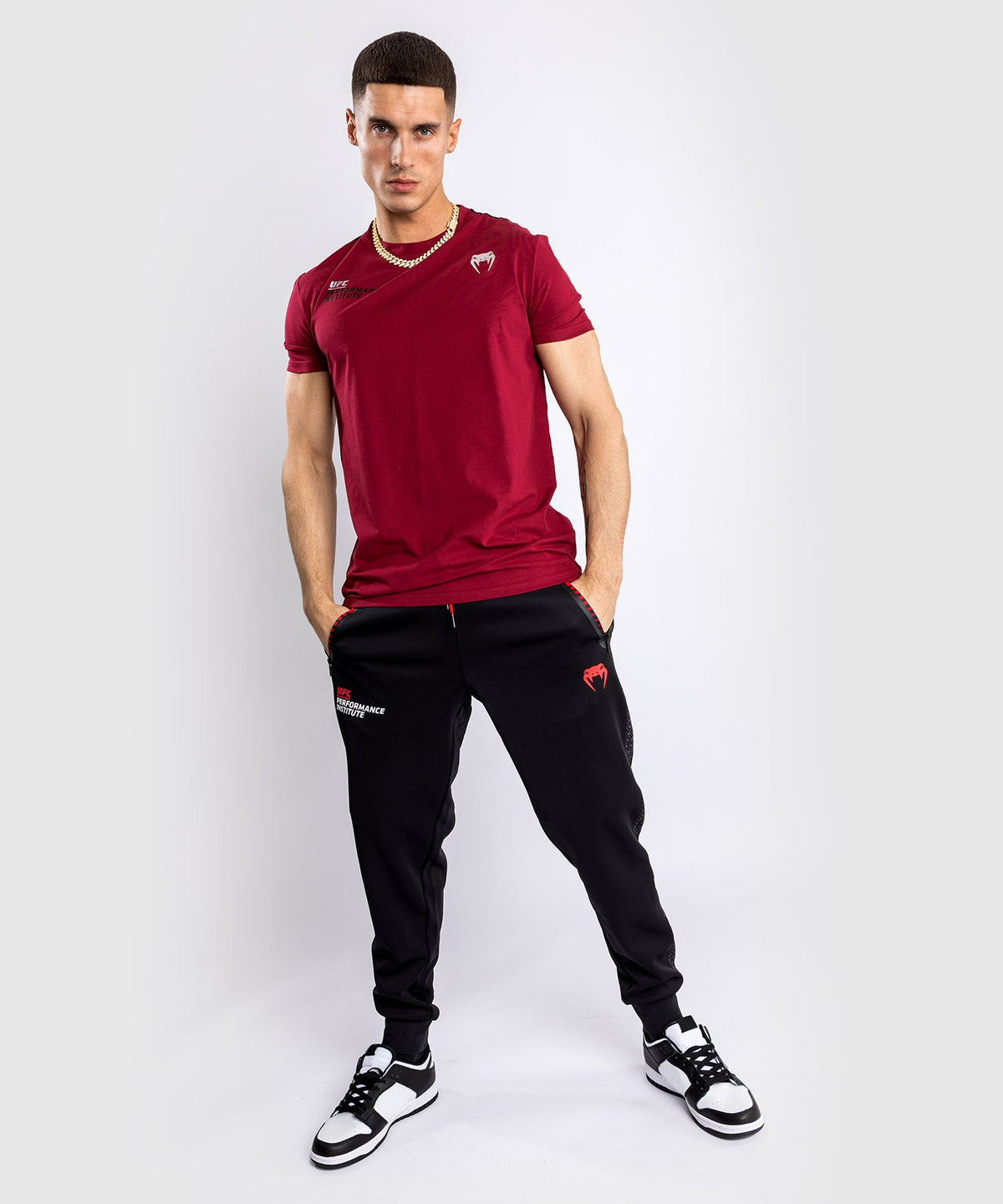 T-Shirt UFC Venum Performance Institute - Rouge