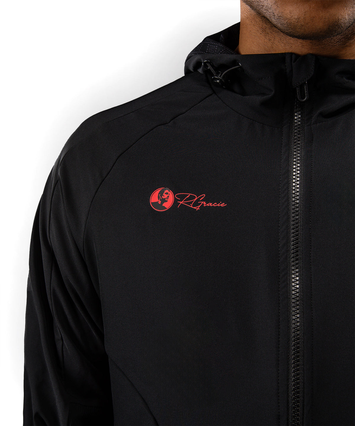 Venum Roger Gracie Signature Chaqueta de Chándal - Negro/Rojo