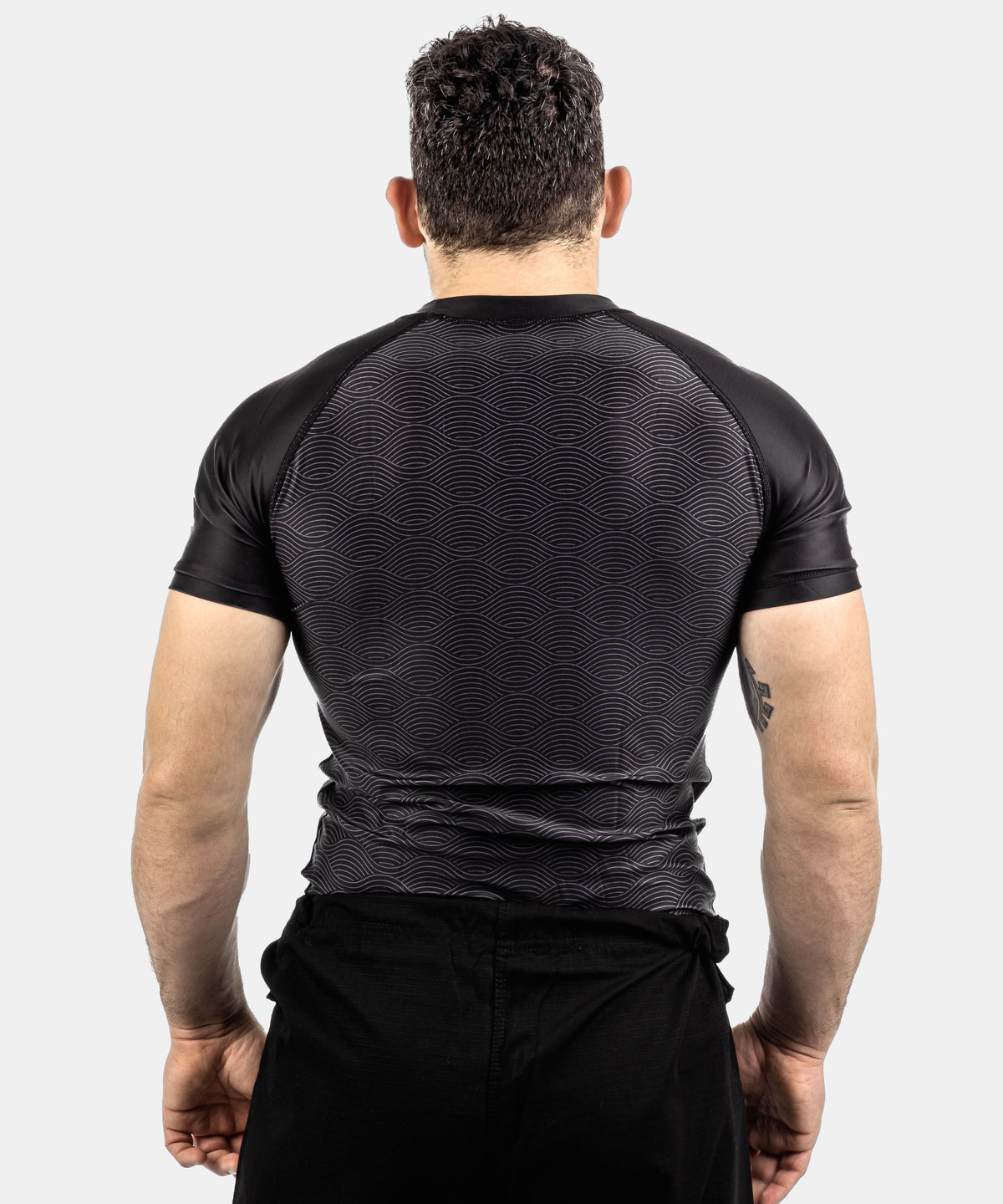 Nakama No-Gi IBJJF Short Sleeve Rashguard - Black/Black
