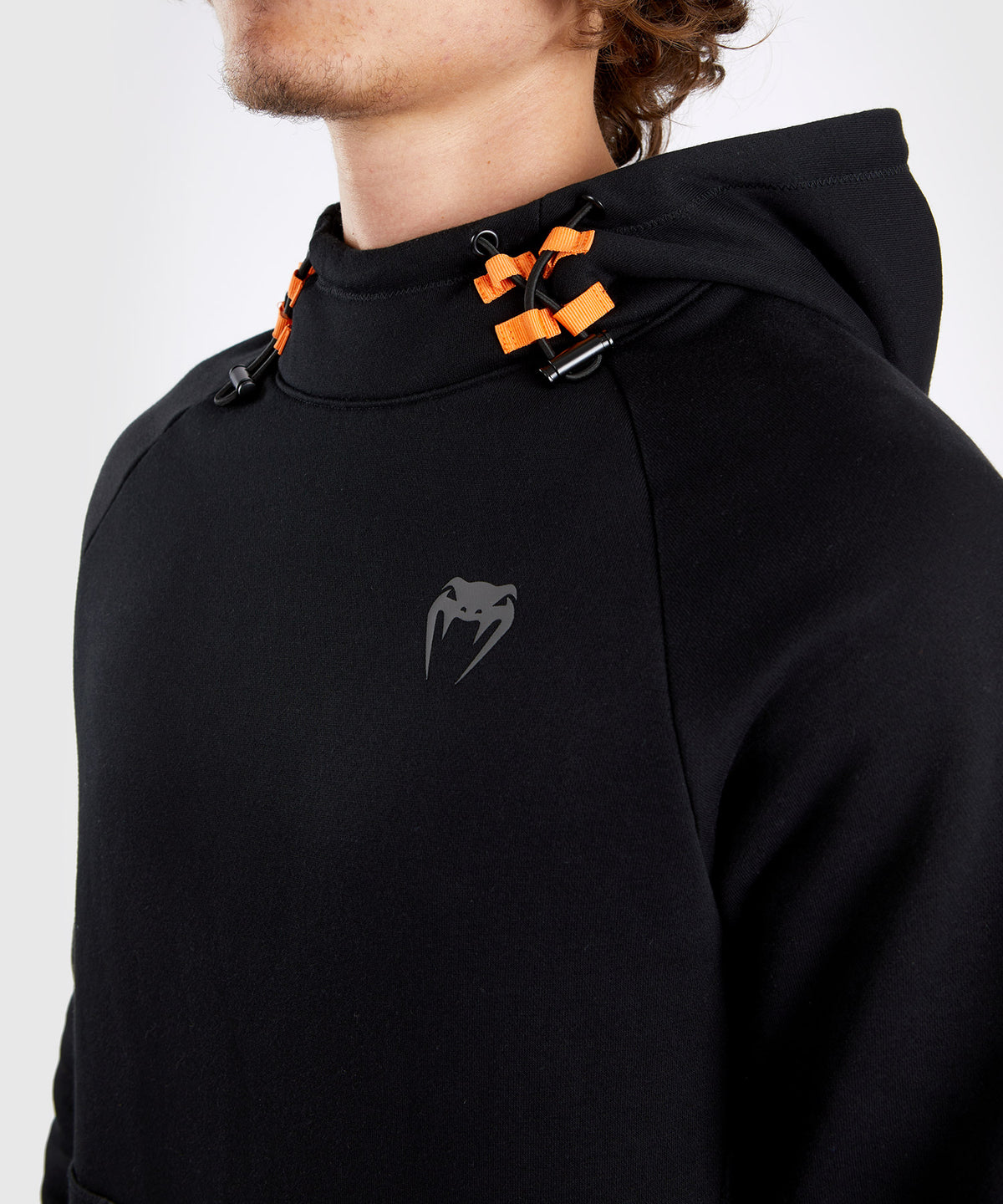Venum S47 Felpa con Cappuccio - Nero/Arancione