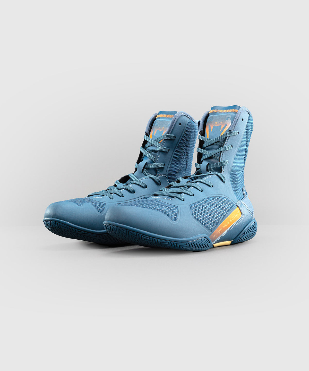 Venum Elite Neo Scarpe da Boxe – Blu Acciaio/Arancione