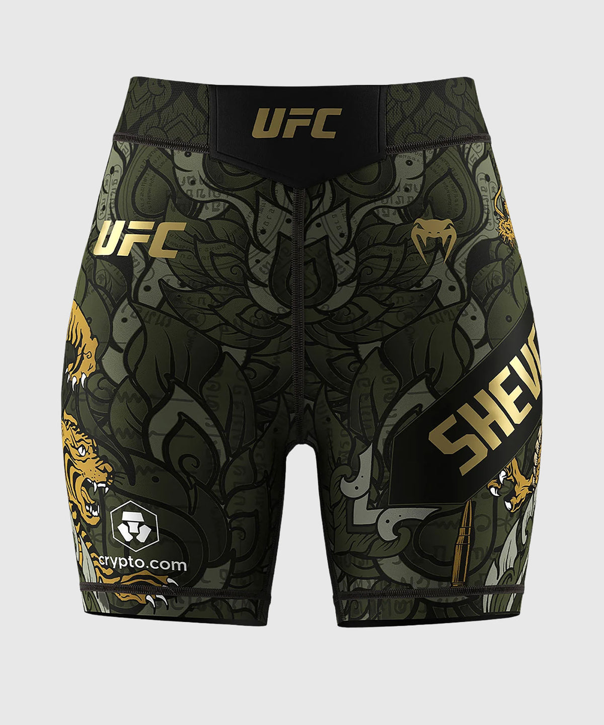 Short de compression pour Femmes UFC Unrivaled by Venum Valentina Shevchenko - Vert