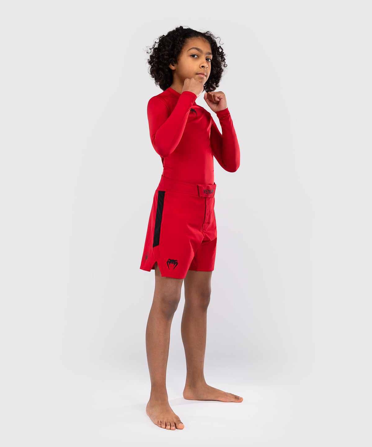 Venum Light Pantalón corto infantil Fight - Rojo cereza