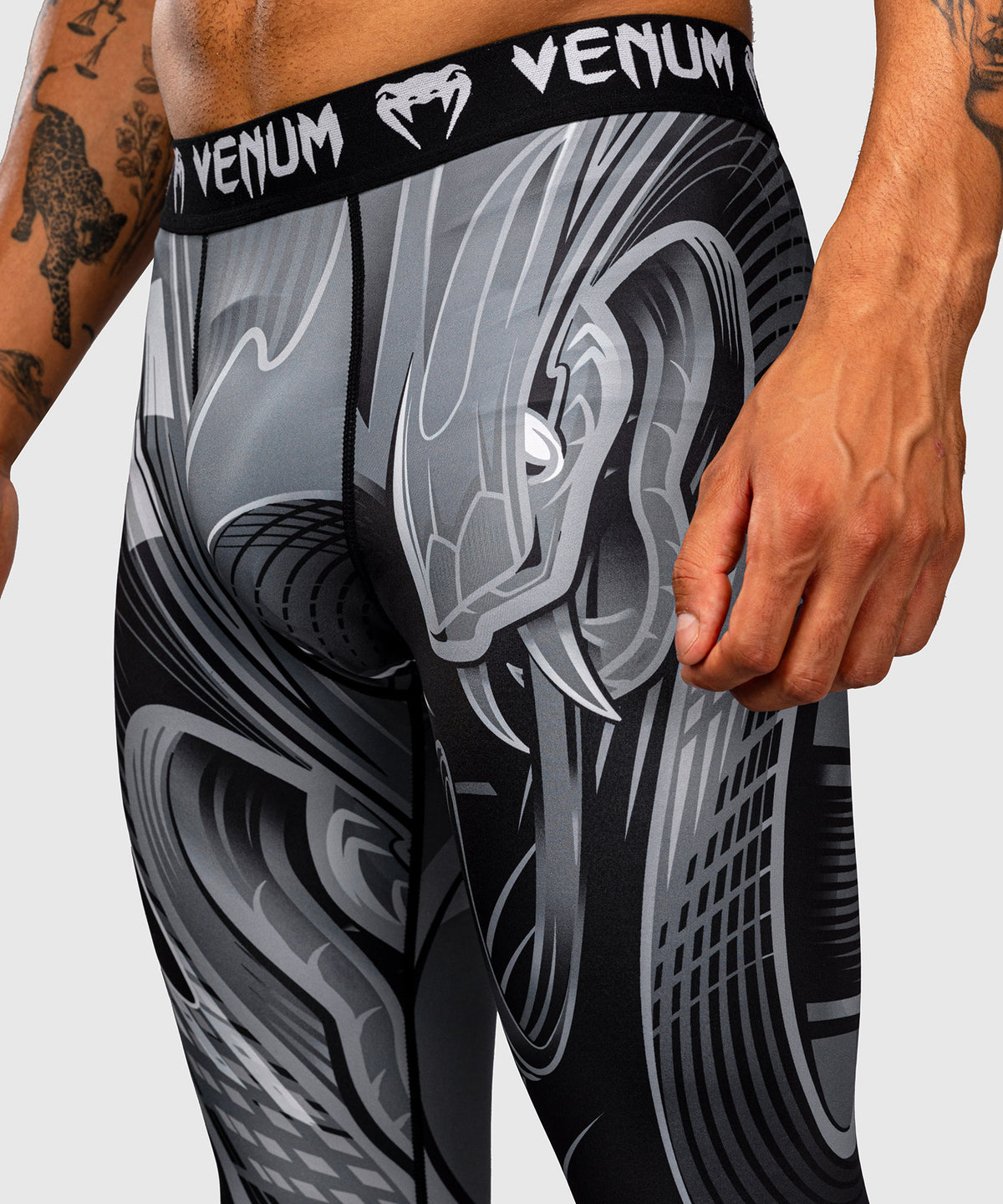 Venum Crimson Viper 2.0 Mallas de compresión - Negro/Gris