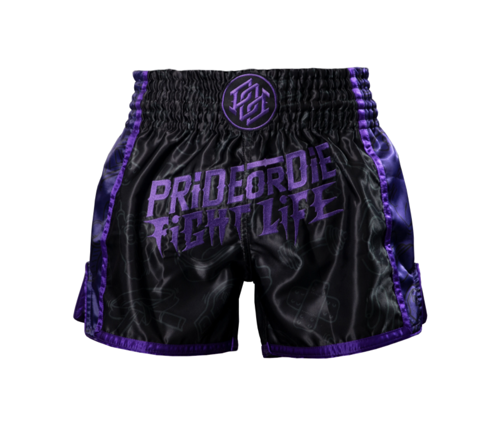 Short de Muay Thai Pride Or Die Fight Life
