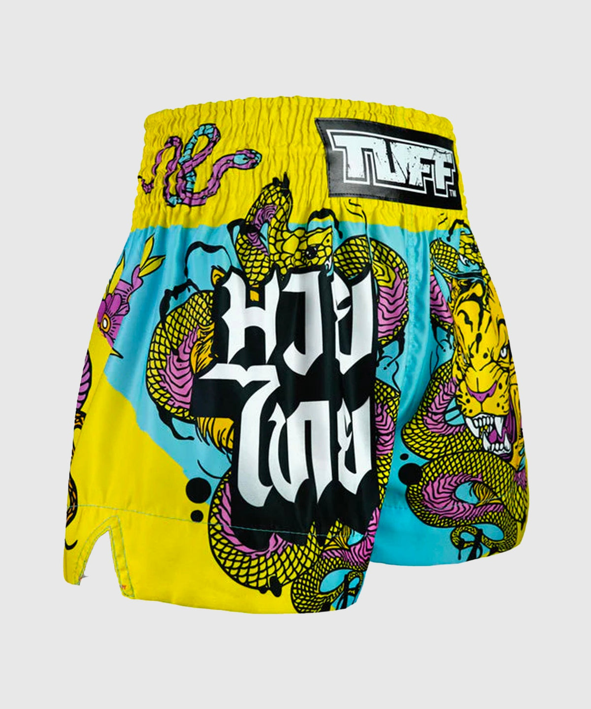 Short de Muay Thai Tuff Tiger And Python - Bleu ClAir