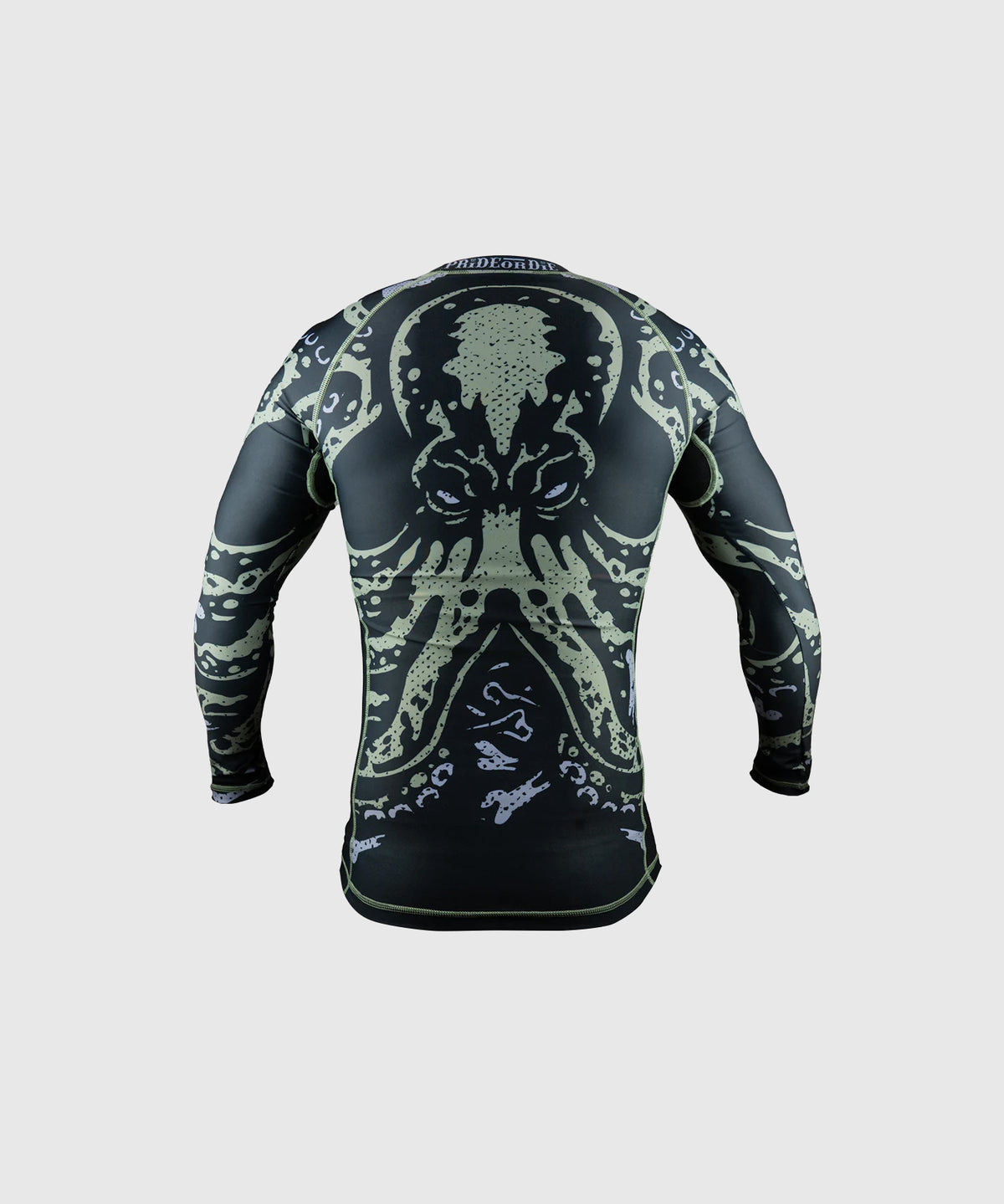Pride Or Die Bone Crusher V2 Langarm-Rashguard - Schwarz
