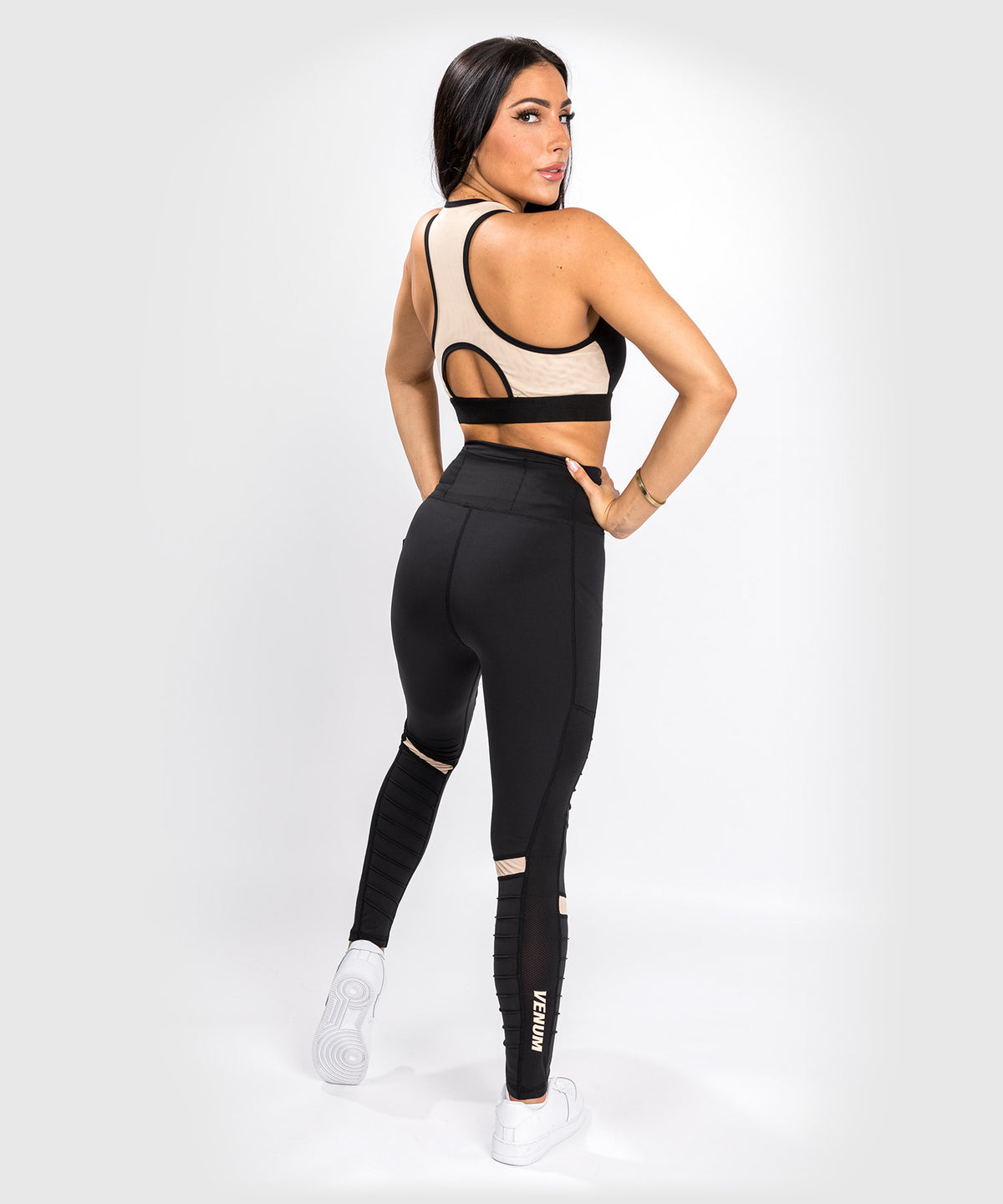 Leggings Venum Moto - Negro/Arena