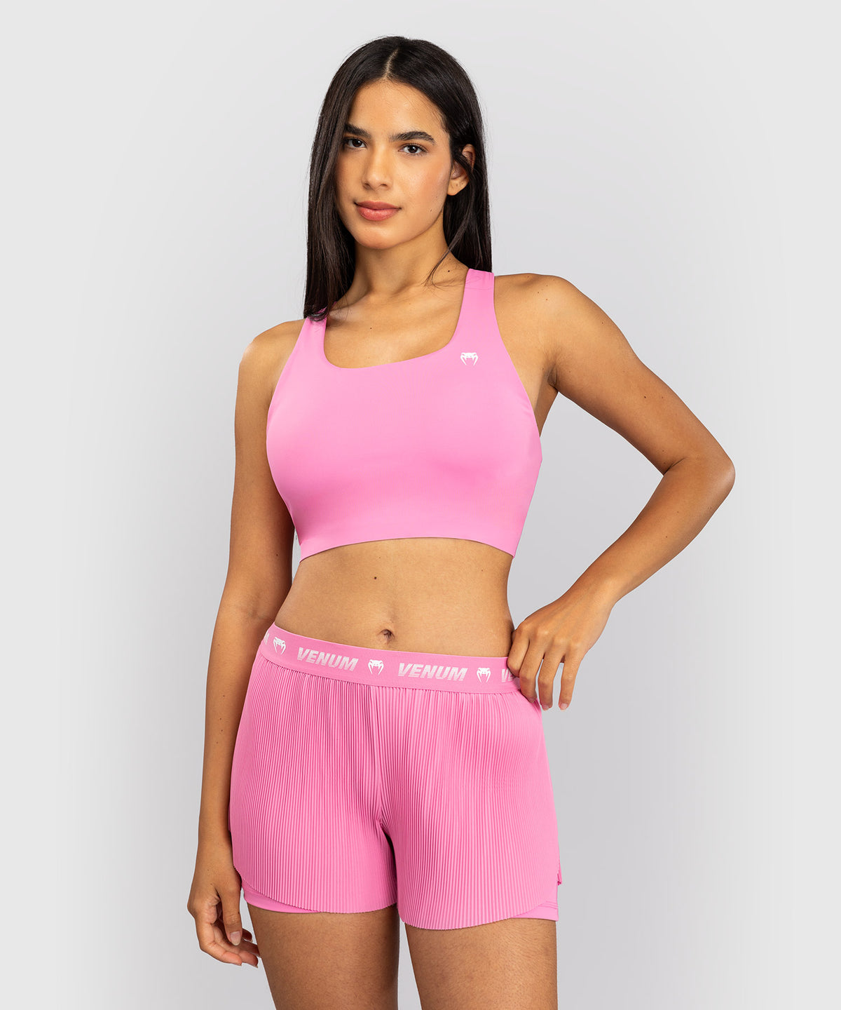 Venum Essential X Women's Sport-BH – Candy Pink