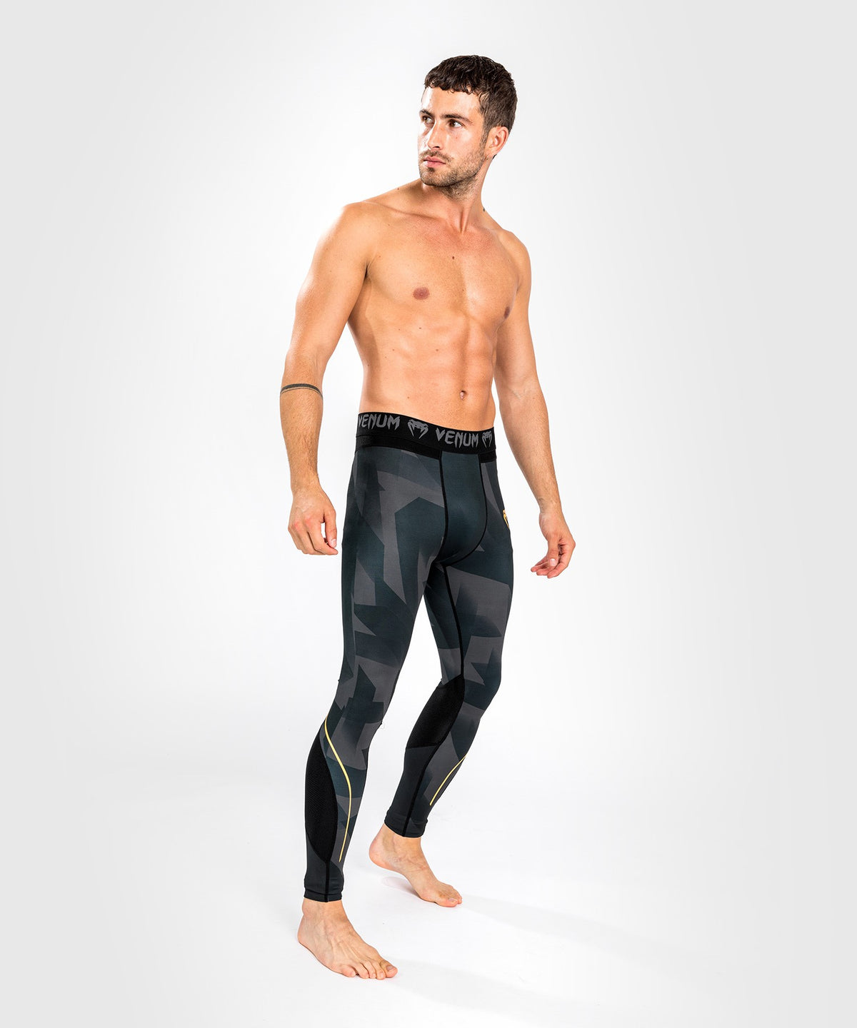 Pantalones de Compresión Venum Razor - Negro/Dorado