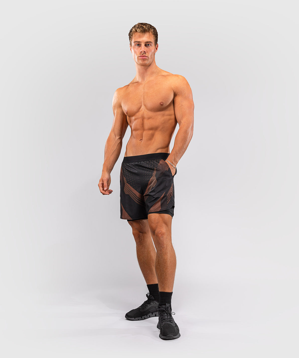 Venum No-Gi 6.0 Training Shorts - Black/Brown