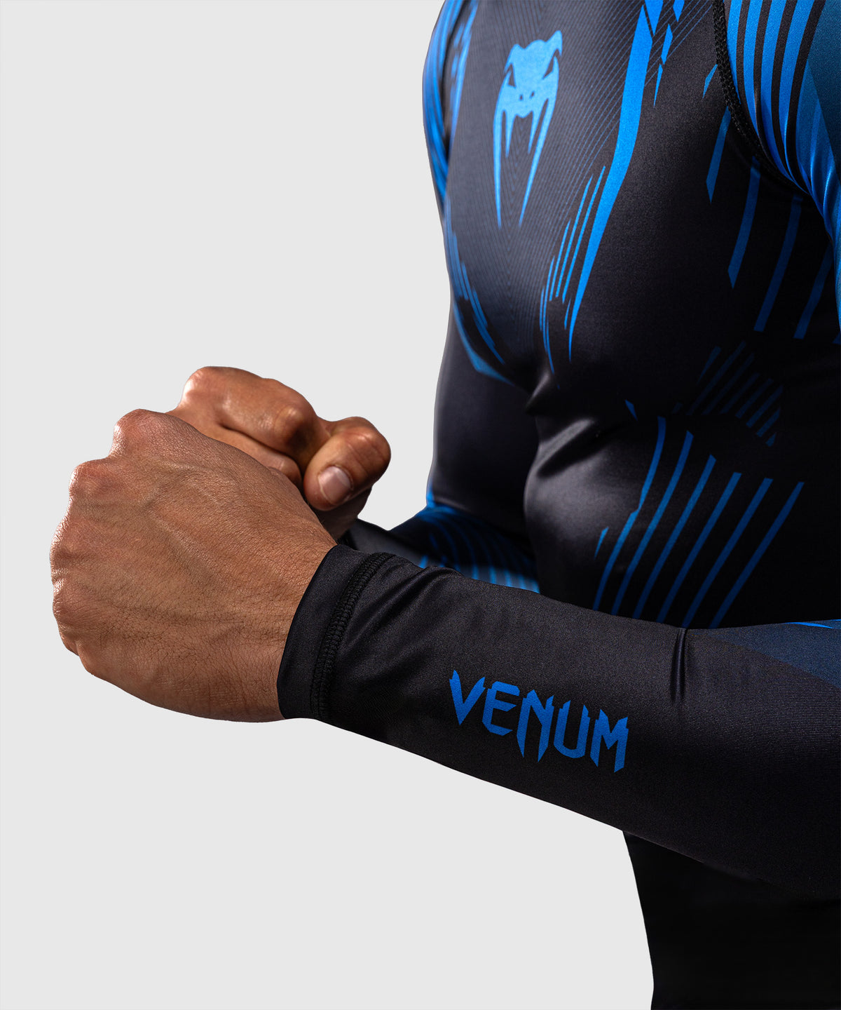 Rashguard à Manches Longues Venum No-Gi 6.0 - Noir/Bleu