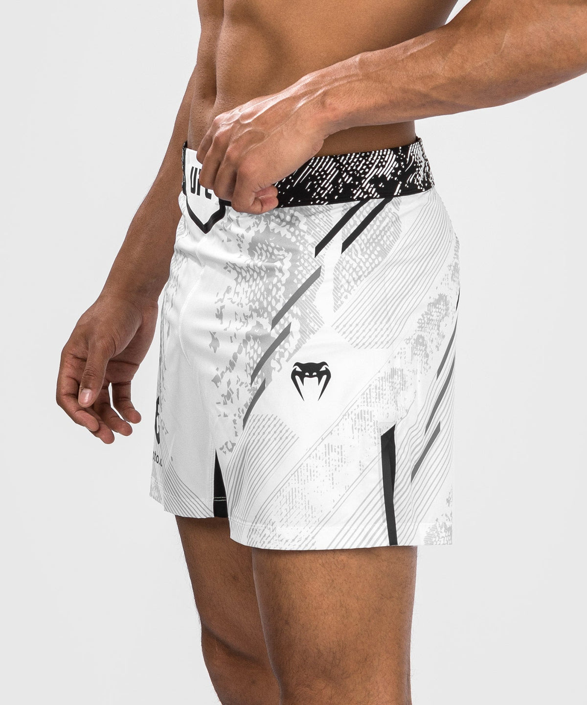 Short de combat Coupe courte pour Hommes UFC Adrenaline by Venum Authentic Fight Night - Blanc