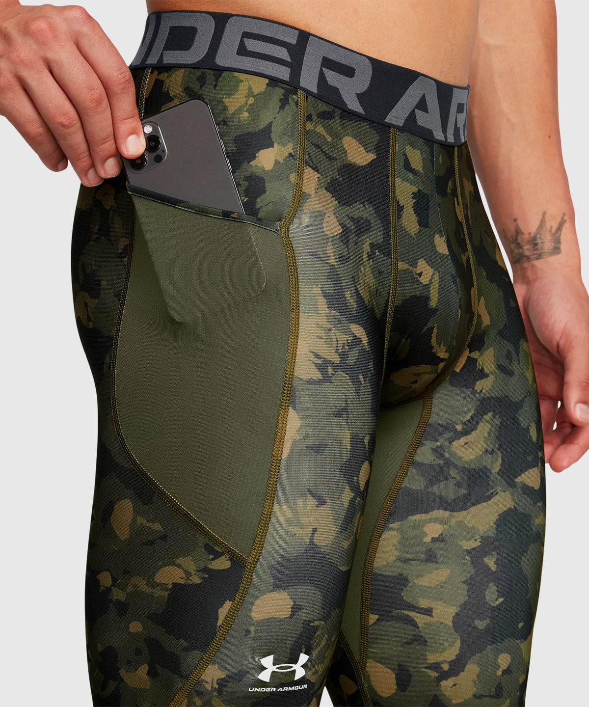 Under Armour Heatgear Kompressionshose – Khaki/Camo