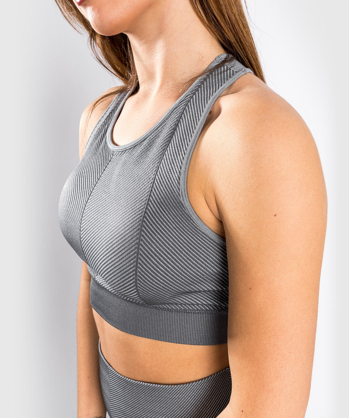 Brassière de Sport Venum Sparring  Seamless - Pour Femmes - Gris Foncé