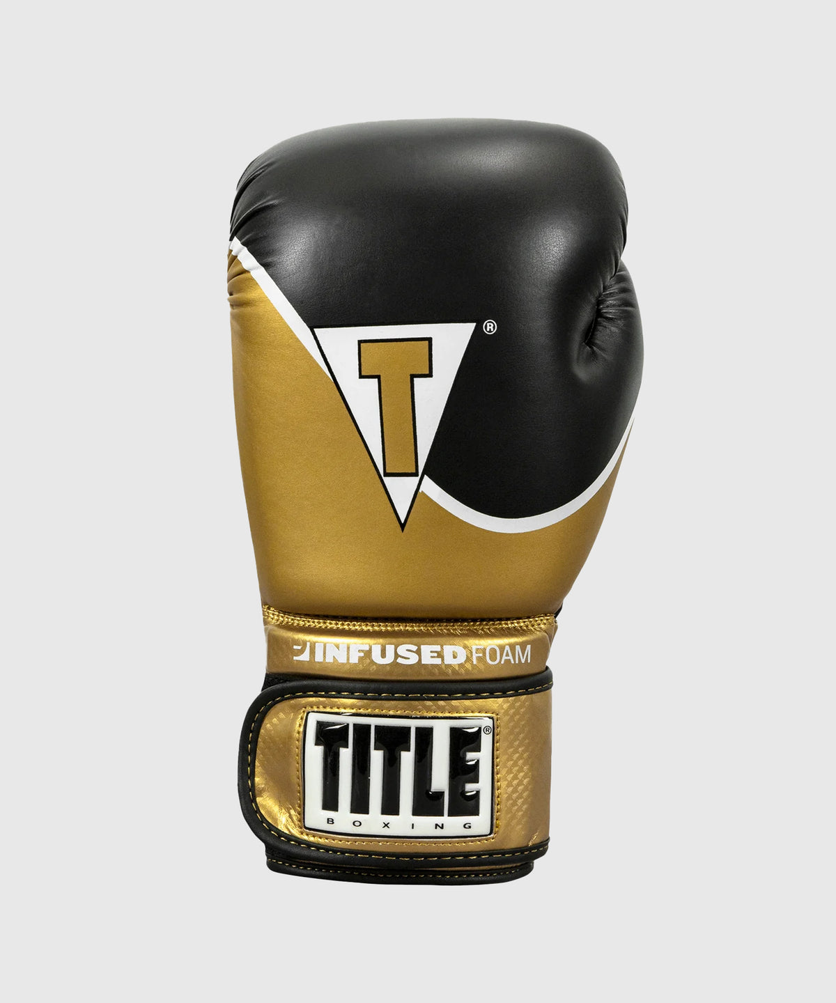 Title Boxing Infused Foam Interrogate 2.0 Guantes de Boxeo - Oro/Negro