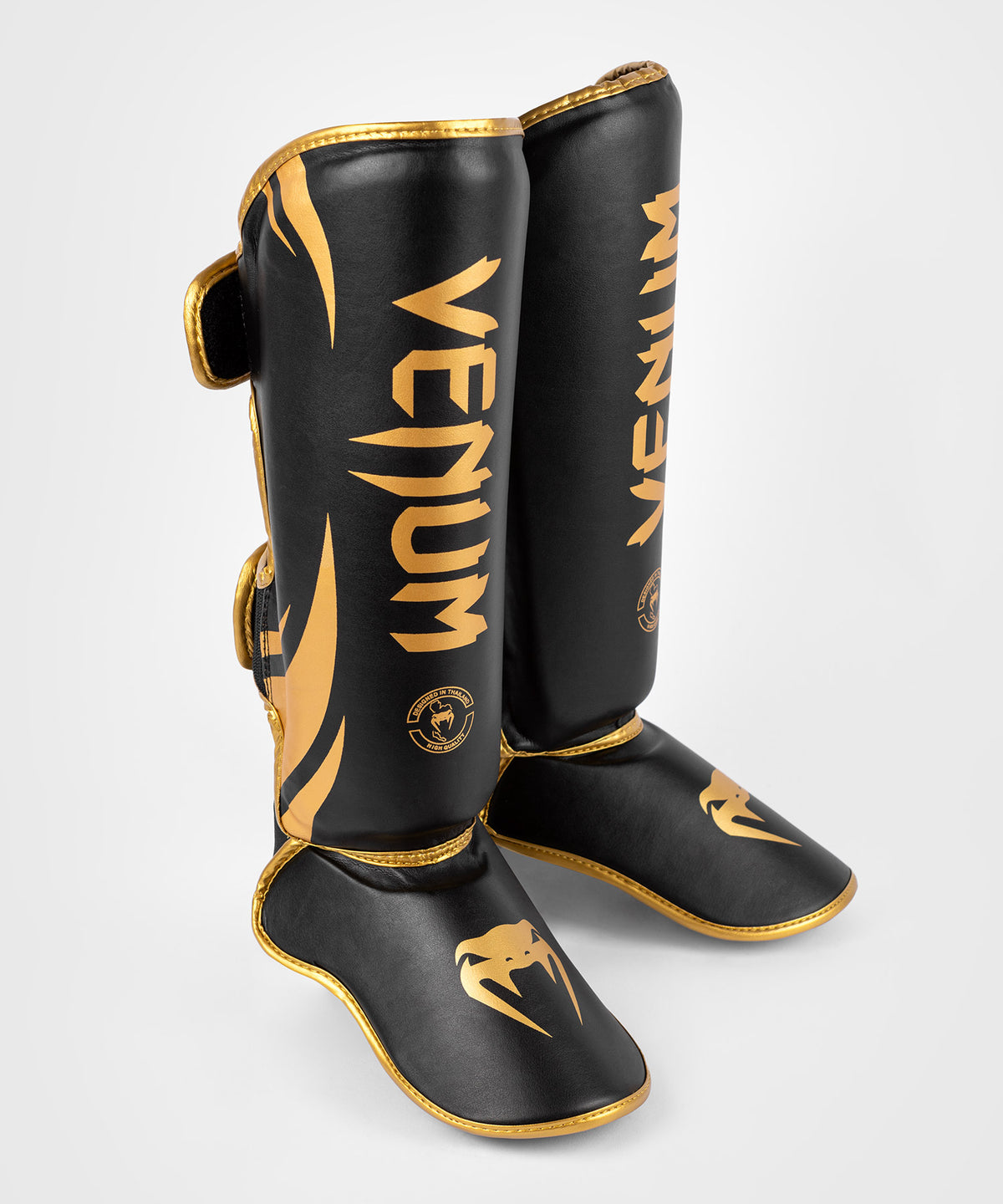 Venum Challenger Espinilleras de pie - Negro/Oro