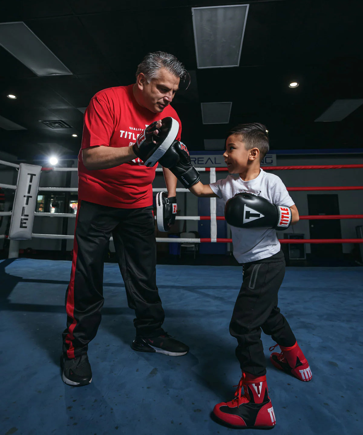 Title Boxing Black-Max Guantoni da Boxe - Nero