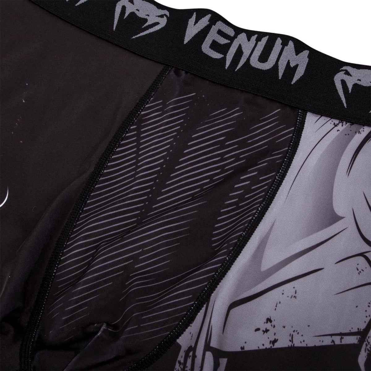 Venum Minotaurus Kompressionshose - Schwarz/Weiß