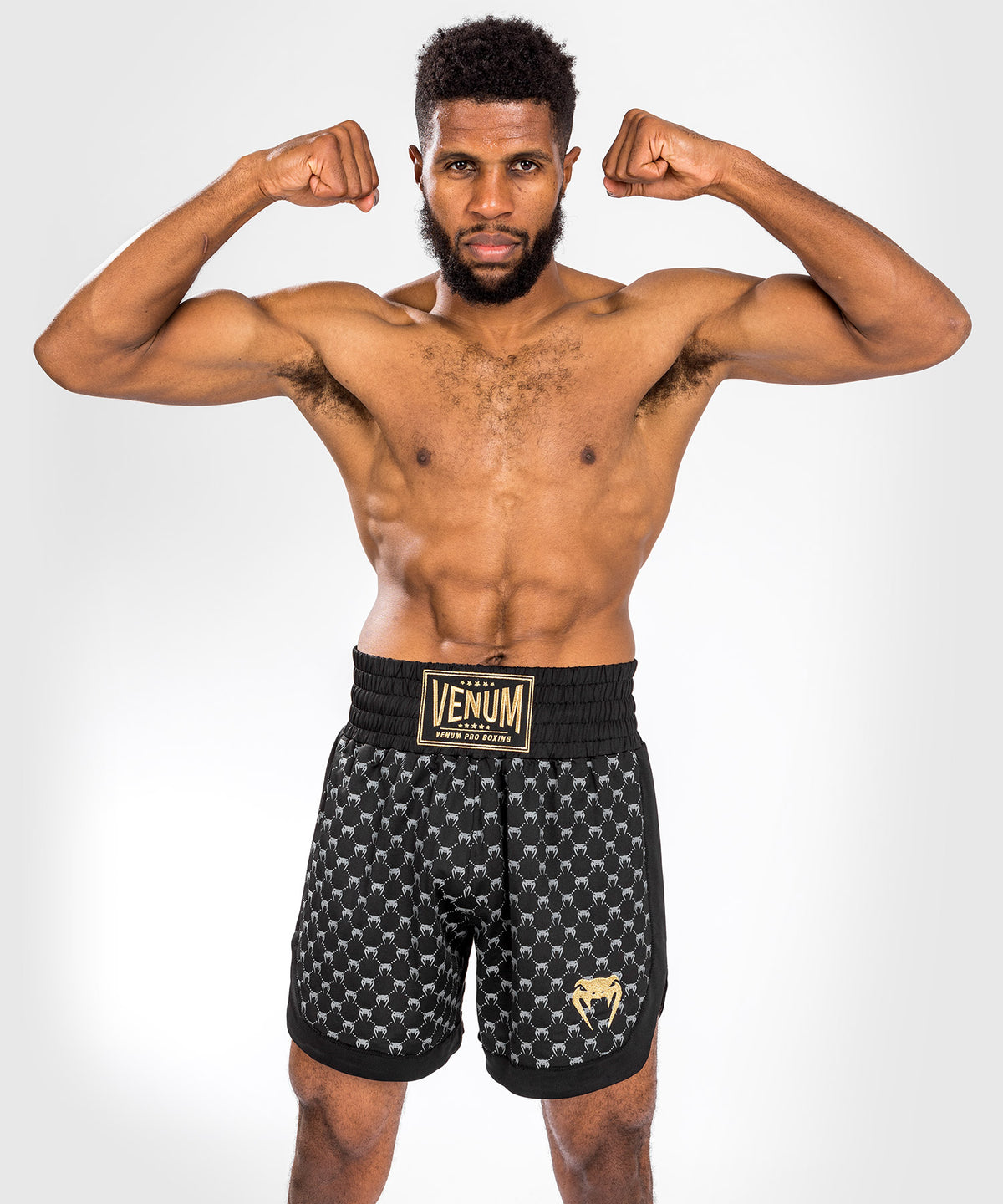 Pantaloncini da boxe Monogram Venum - neri