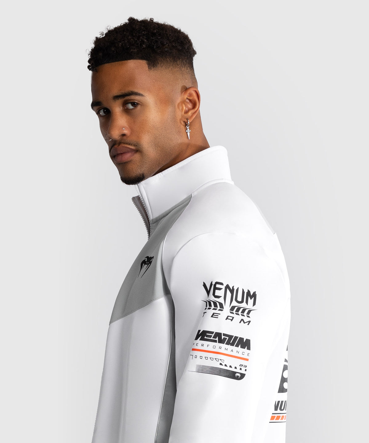 Venum Motorsport Giacca Softshell - Bianco Neve