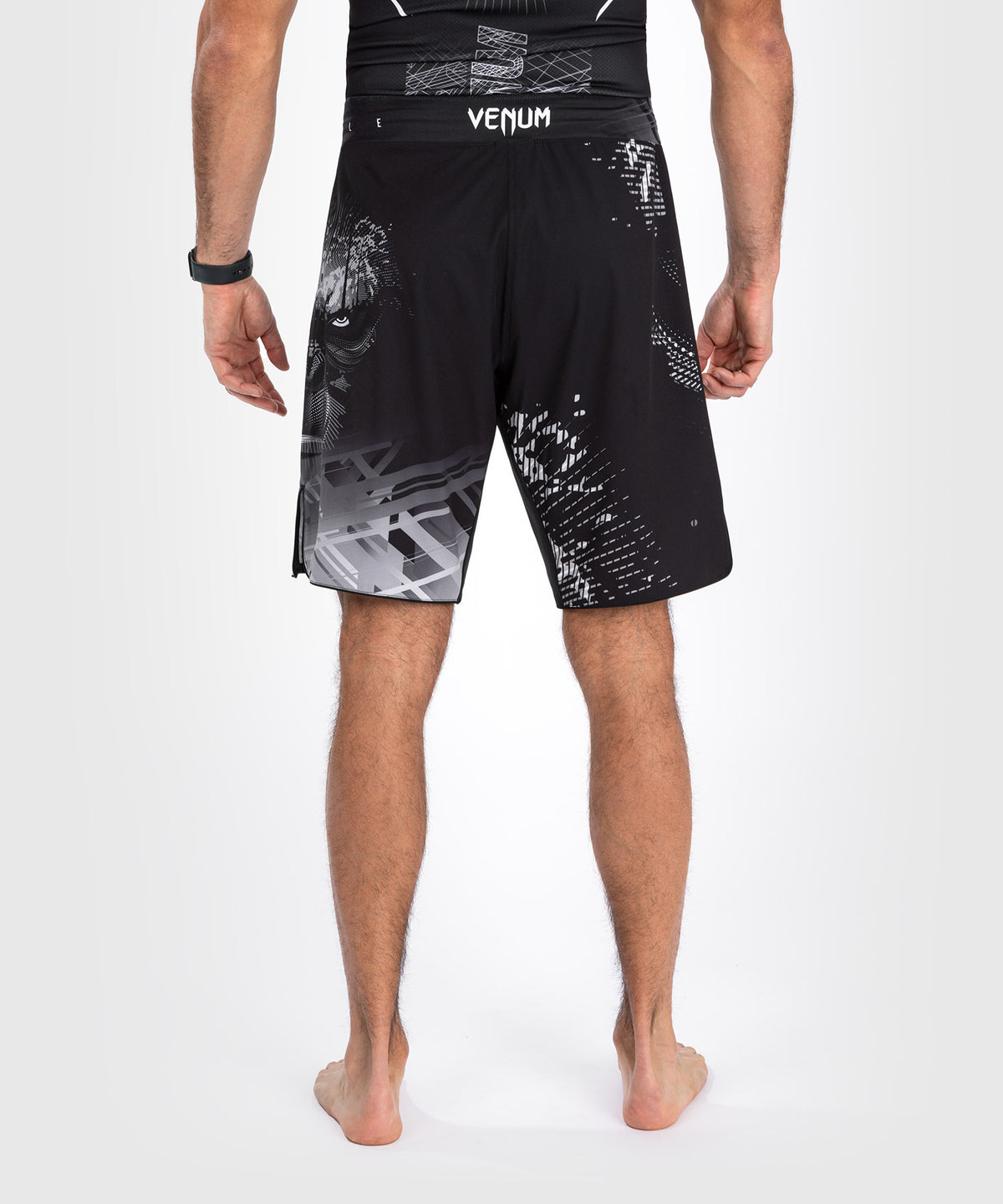 Venum Gorilla Jungle Pantalón Corto de Combate - Negro/Blanco