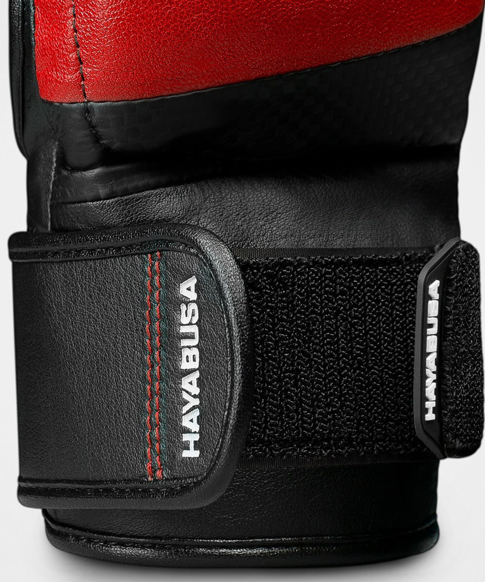 Hayabusa T3 Guantes de MMA - Negro/Rojo