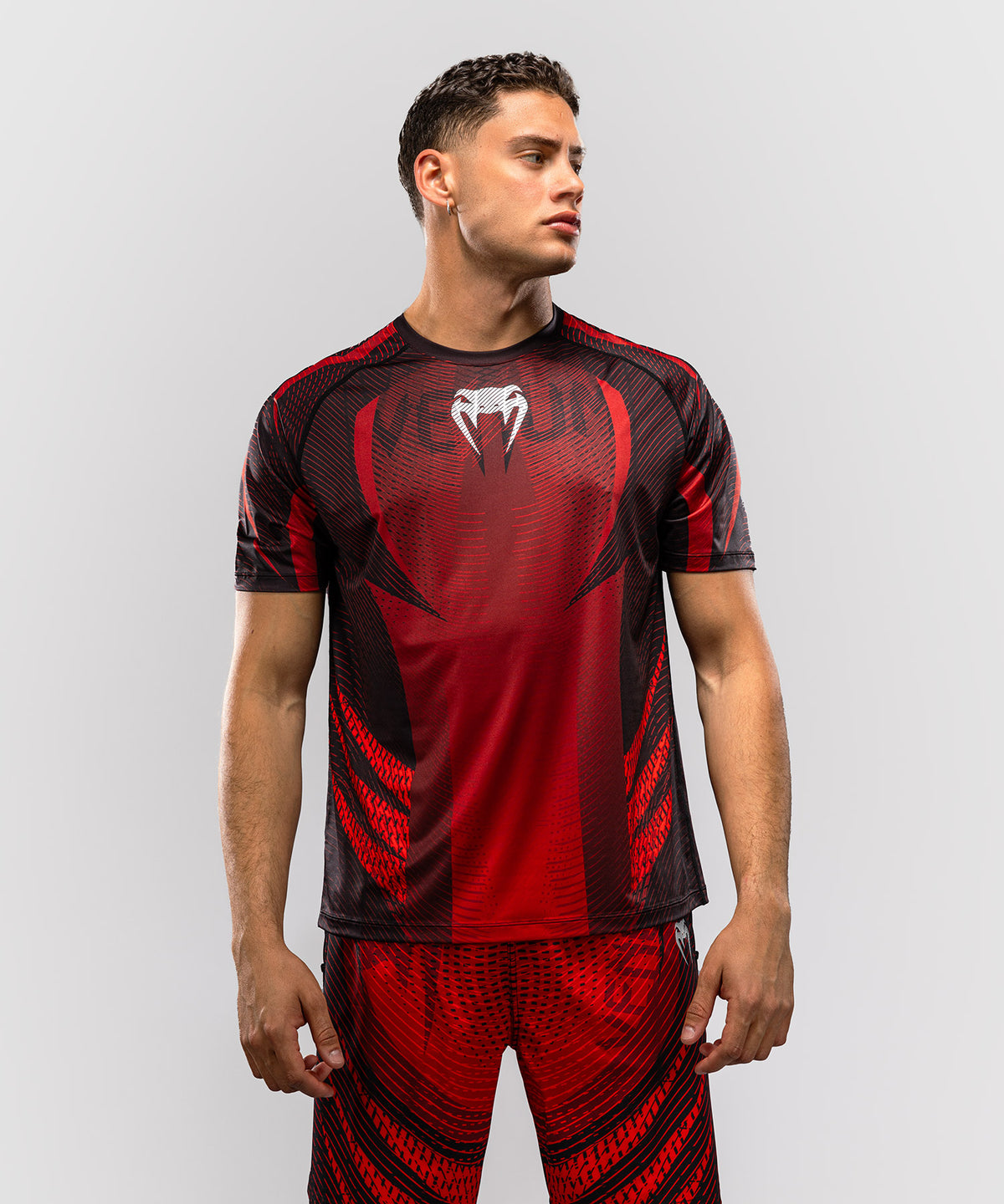 Venum Galactic 3.0 Dry-Tech T-Shirt - Rot/Silber