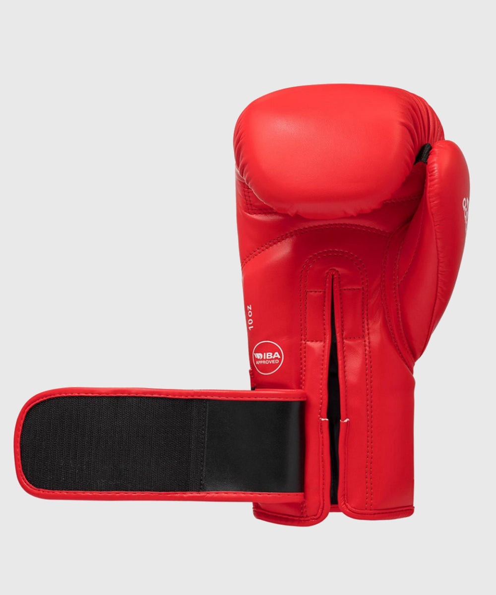 Adidas Amateur FFB Guantes de Boxeo IBA Approved - Rojo
