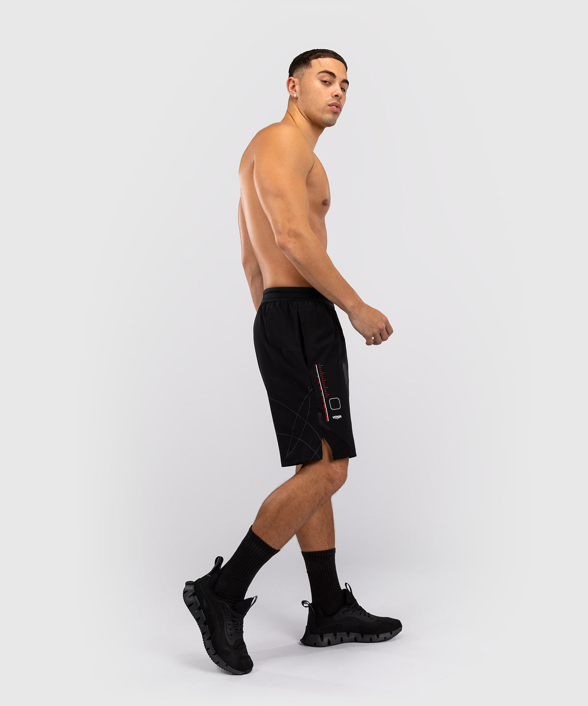 Venum Tactical XT  Herren-Trainingsshorts - Schwarz/Feuerrot