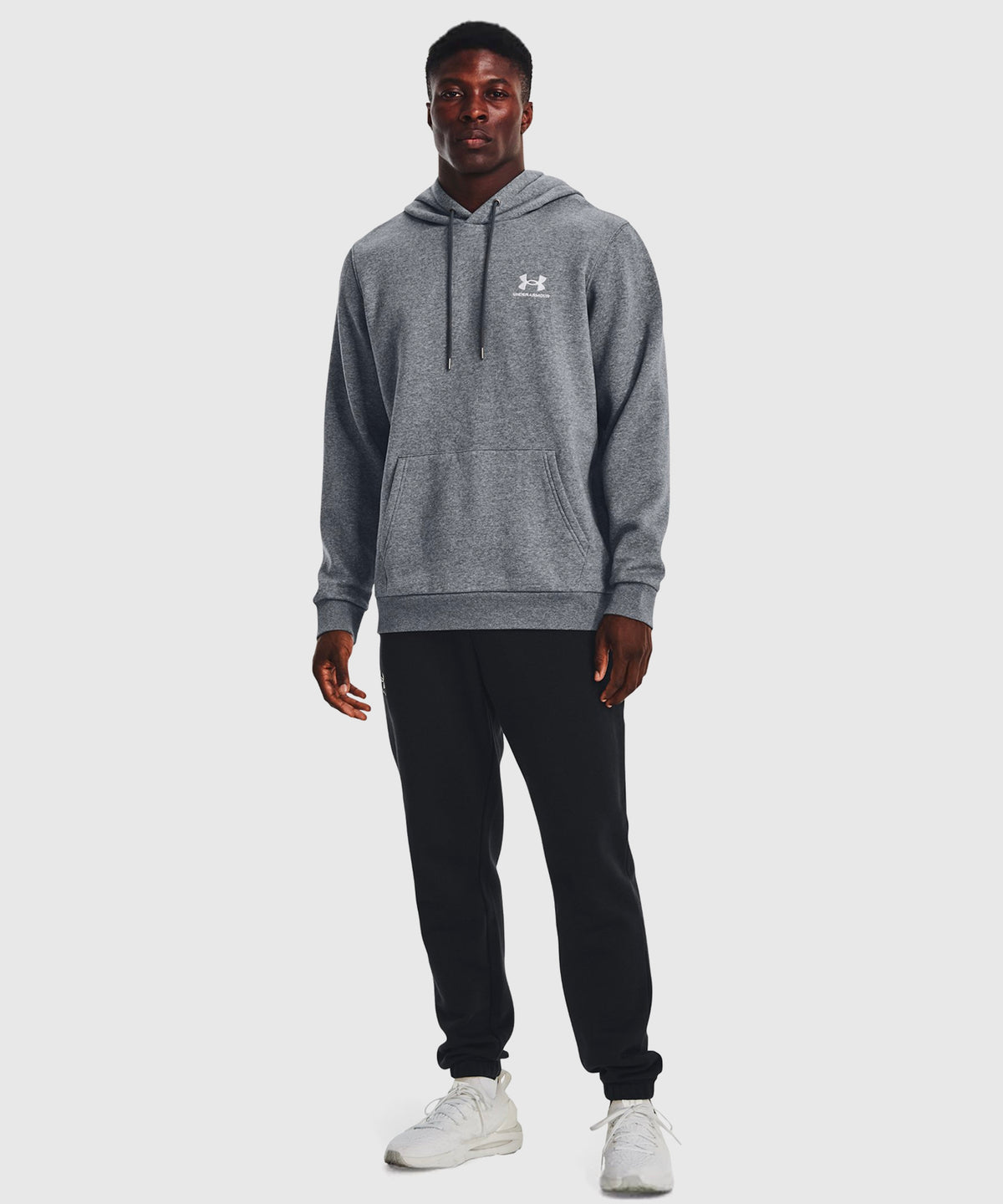 Under Armour Ua Essential Fleece Sudadera con Capucha – Gris