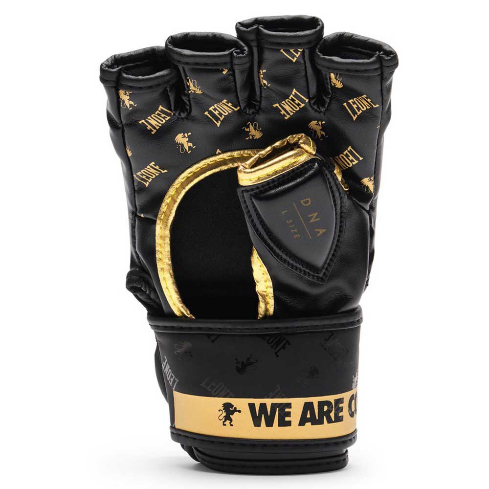 Leone DNA Guantoni da MMA - Nero/Oro
