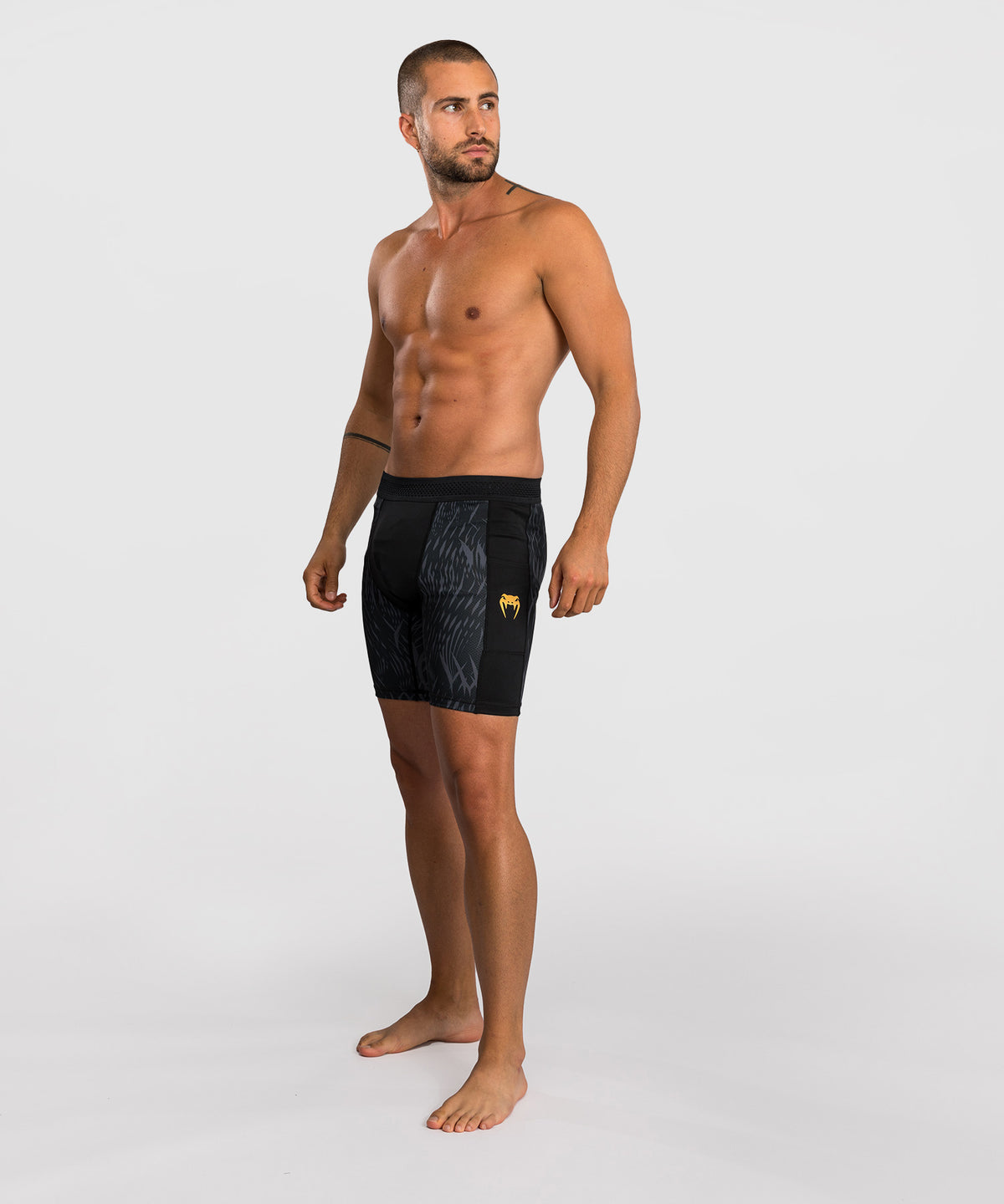 Short de compression Venum x Chimaev - Noir/Gris