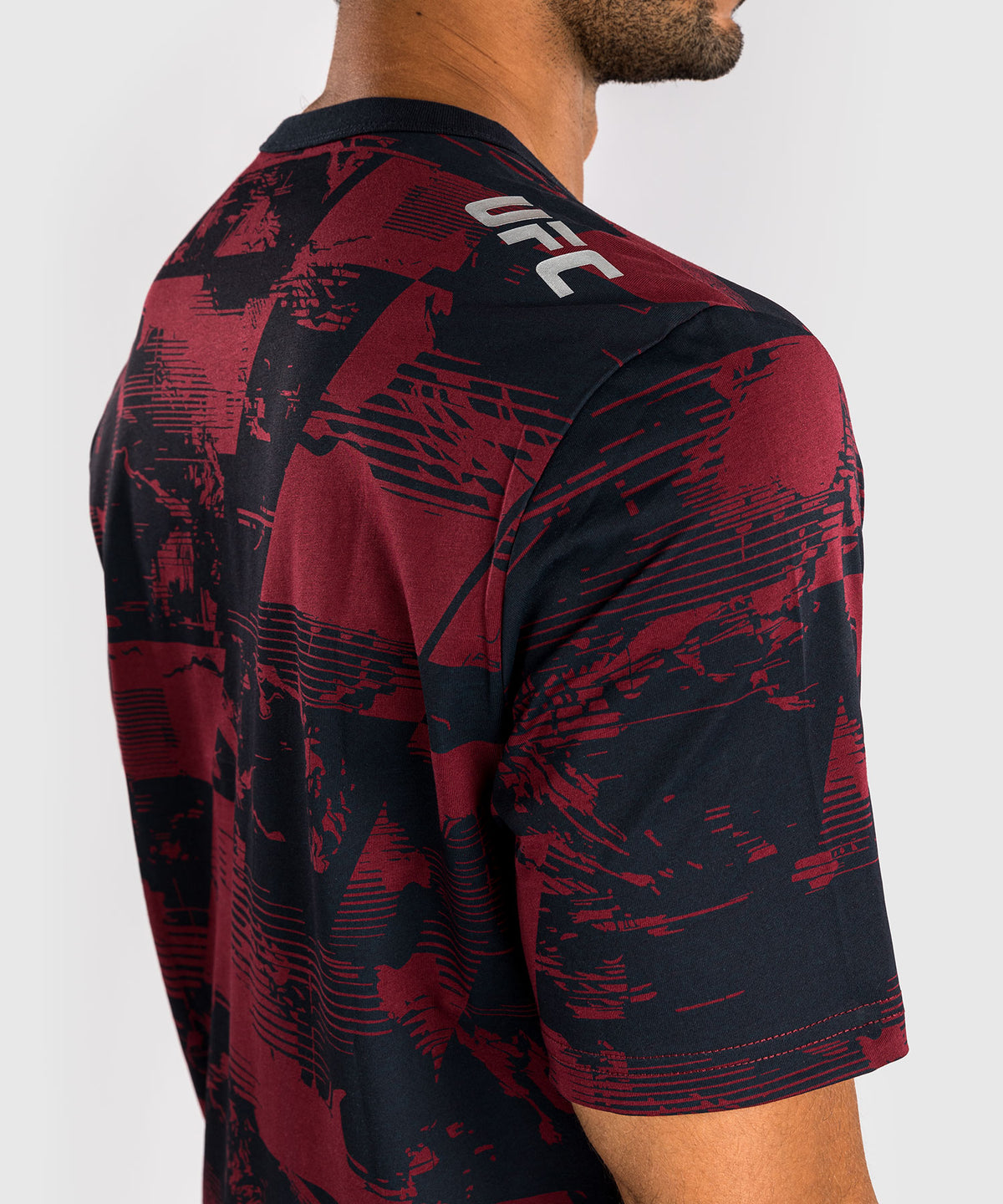 UFC Zenith by Venum Authentic Fight Week Camiseta de manga corta Hombre - Azul marino/Burdeos/Plateado