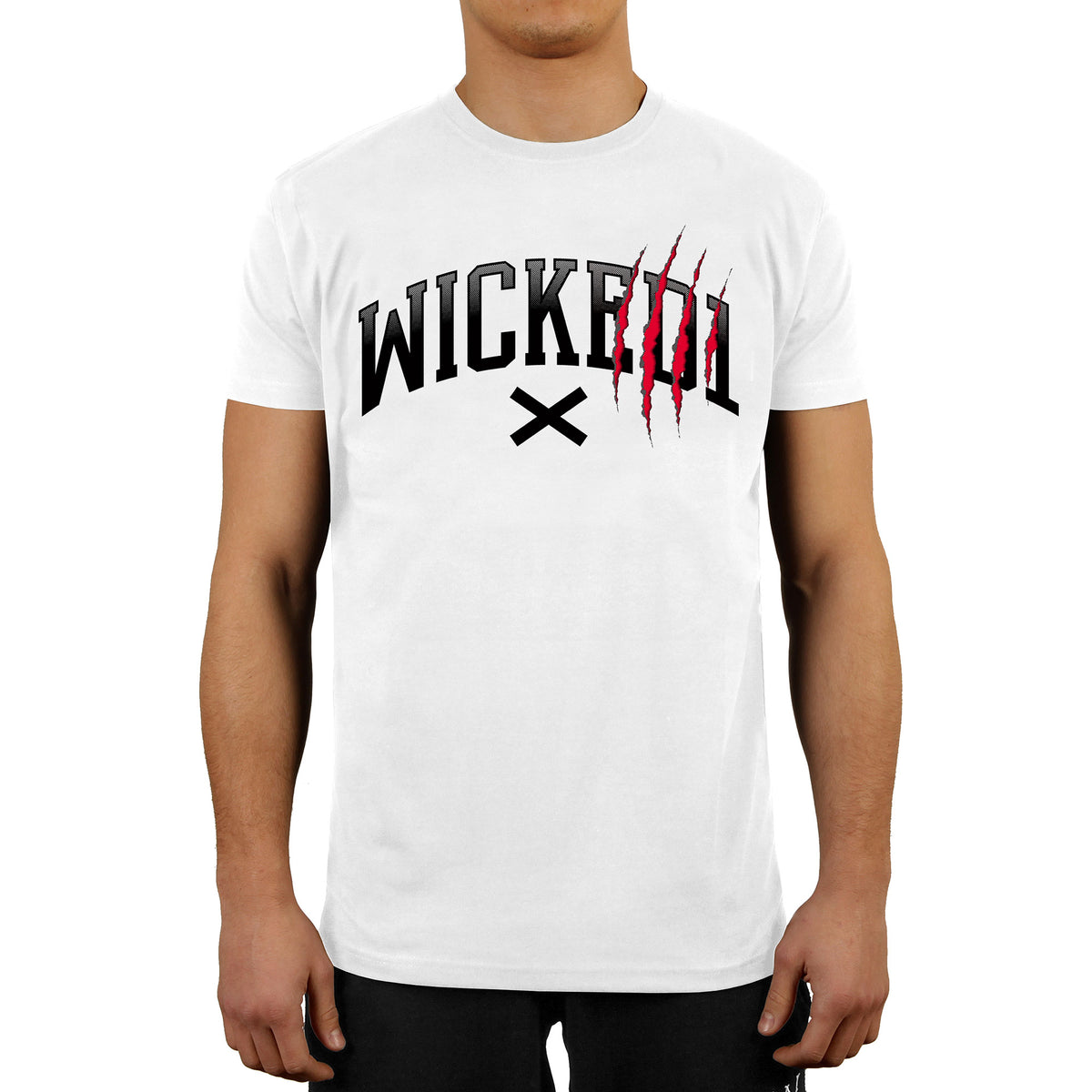 Wicked One Savage Trainings-T-Shirt - Weiß