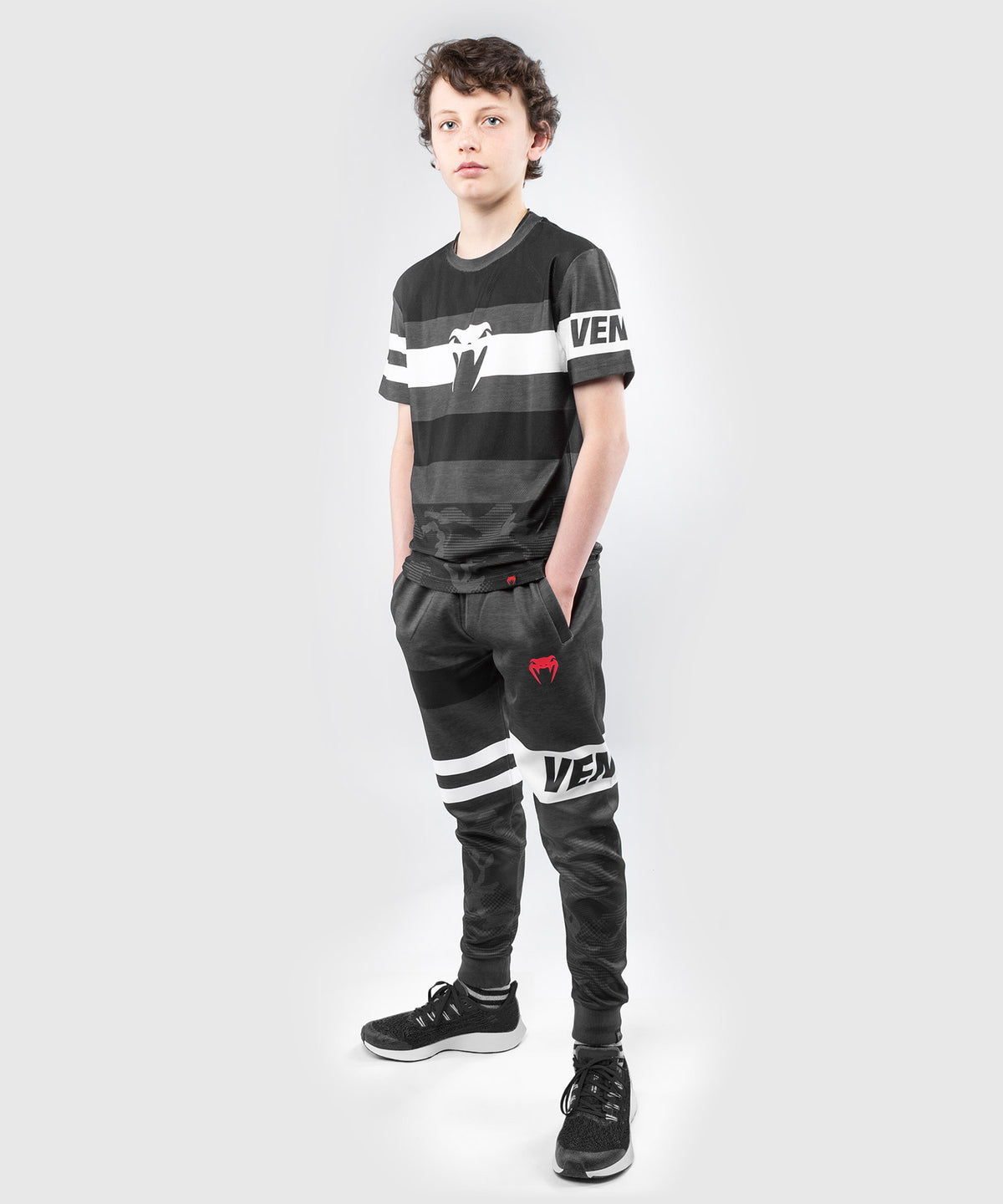 Pantalon de jogging Venum Bandit - pour enfants - Noir/Gris