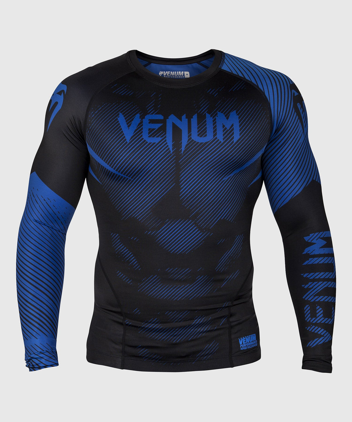 Rashguard Venum NoGi 2.0 - IBJJF Approved Long Sleeve - Black/Blue