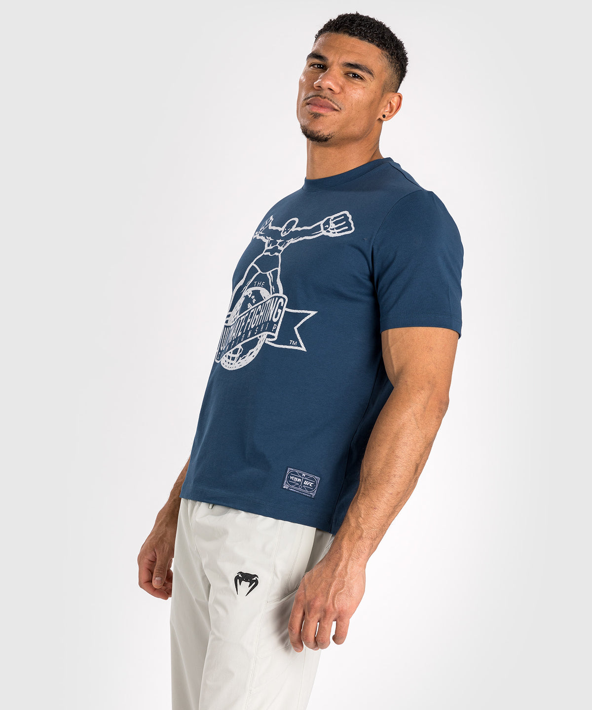 UFC by Venum Ulti-Man T-Shirt - Navy Blue/ White