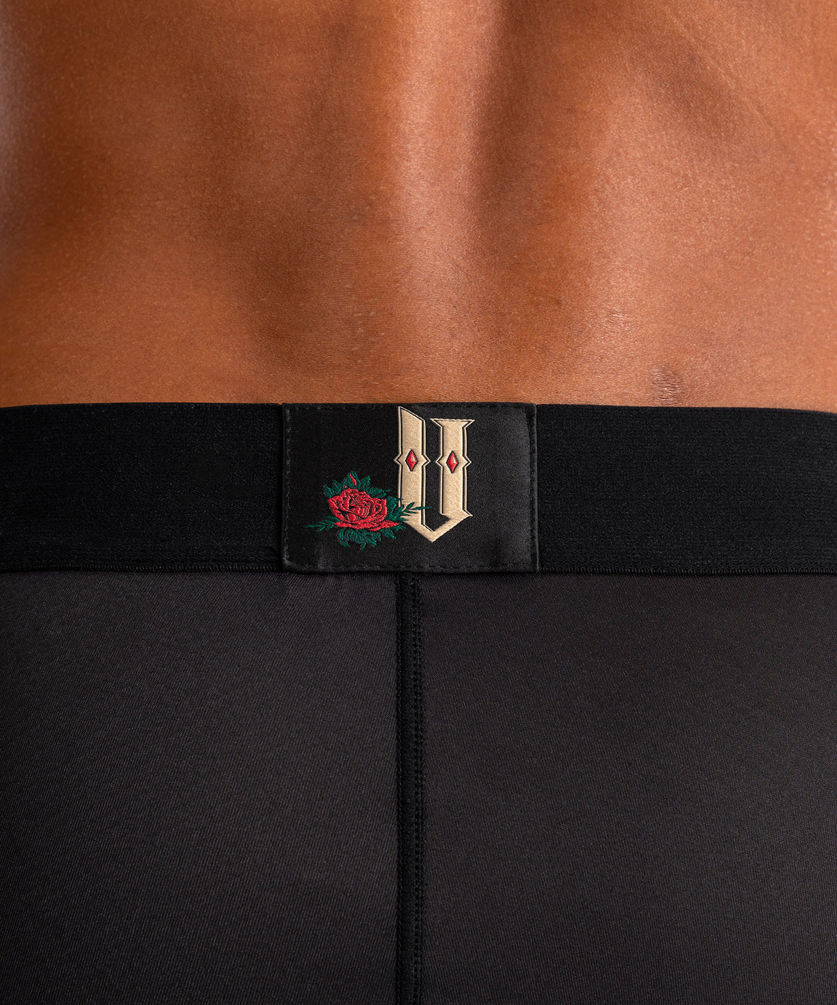 Pantalon de Compression pour Hommes Venum Santa Muerte 5.0 - Noir Profond/Or