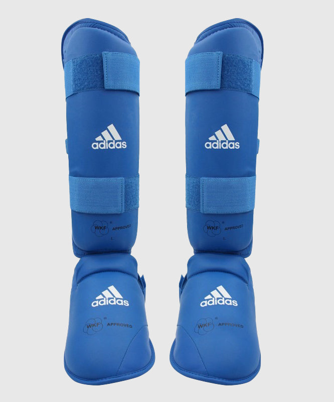 Adidas WKF Schienbein- und Spannschützer - Blau